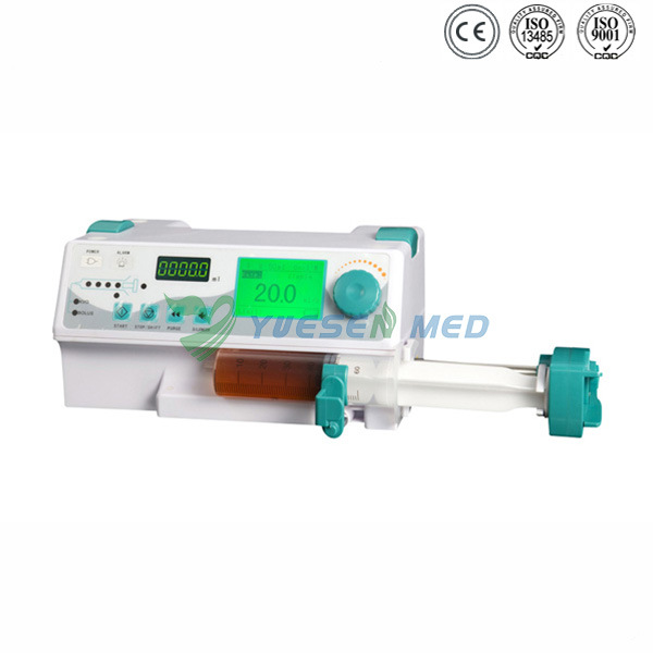Yszs-810d Medical Portable ICU Drug Library Electric Syringe Infusion Pump