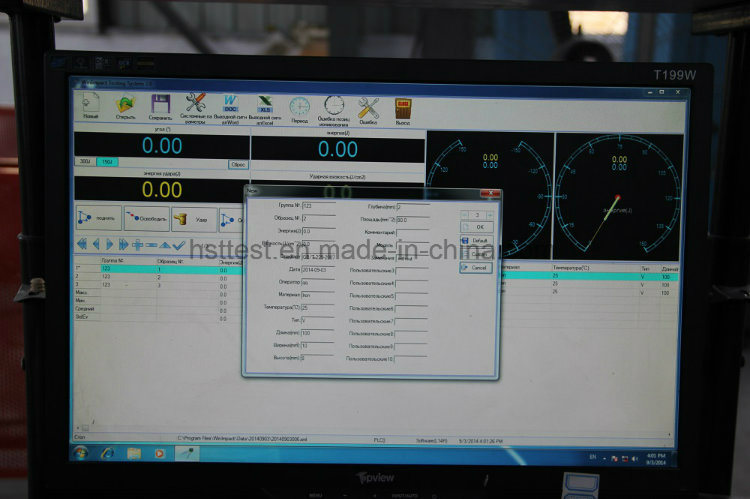 Laboratory Equipment Semi-Automatic 300/500/750j Charpy Izod Pendulum Impact Tester (JB-B)