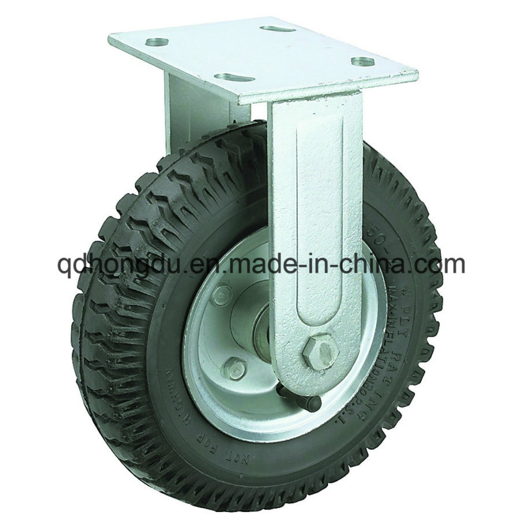 Wave Pattern Pneumatic Rubber Wheel Caster