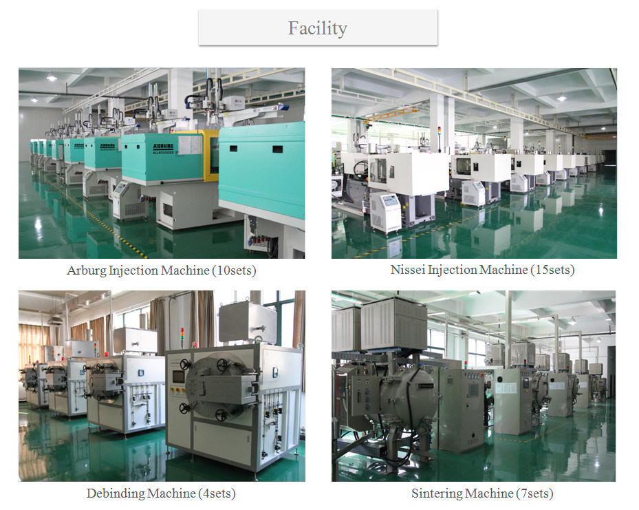 Customized OEM Injection Metal Parts MIM Auto Spare Parts by Powder Metallurgy Injection Molding