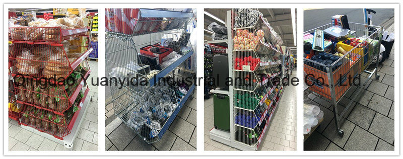 Supermarket Zinc Plating Display Baskets