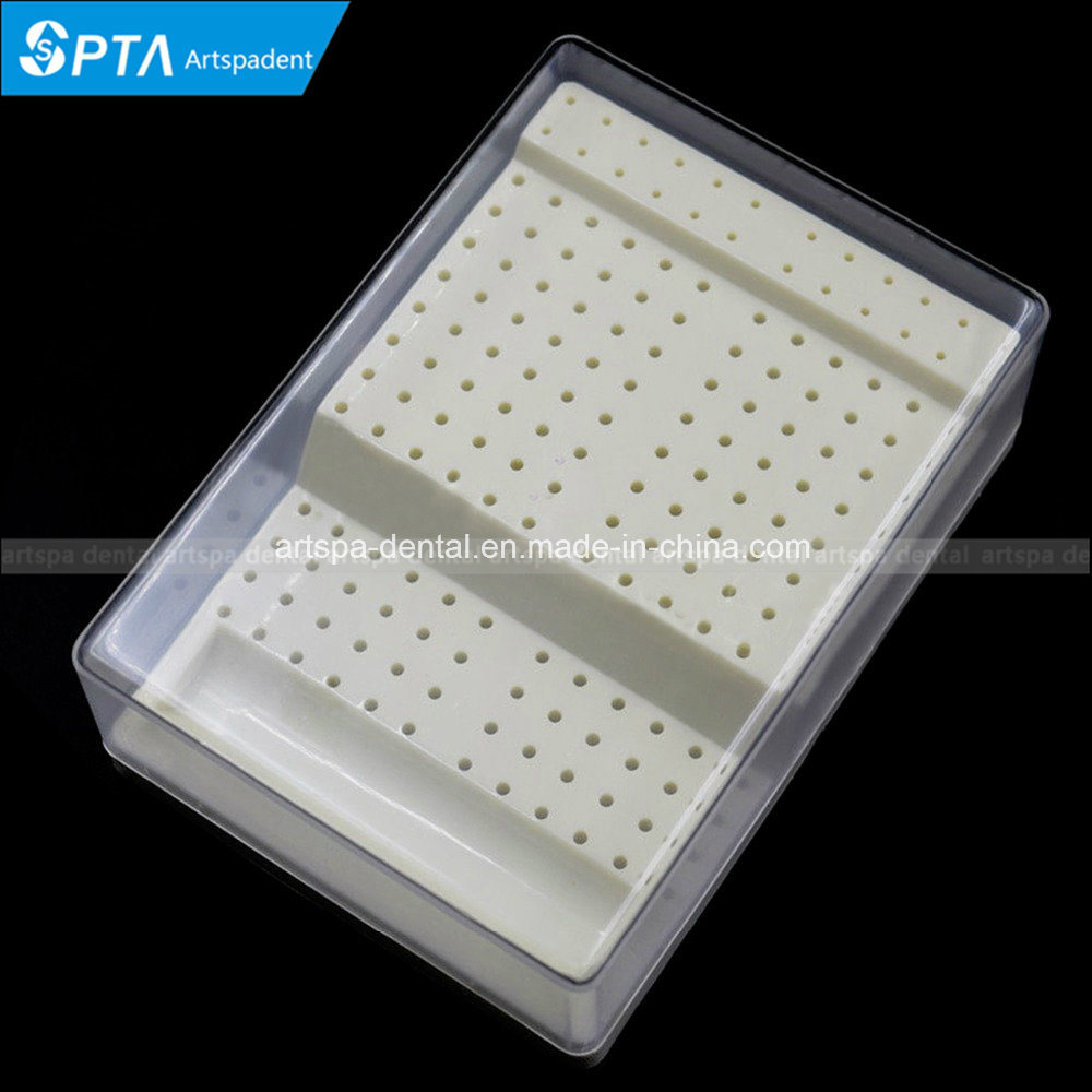 Plastic Dental Bur Case 168 Holes Autoclave Sterilizer Case Disinfection Box