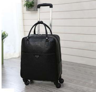 TravelÂ  PU Promotional Fashion Leather Tote Handbags Wheeled Bag Luggage