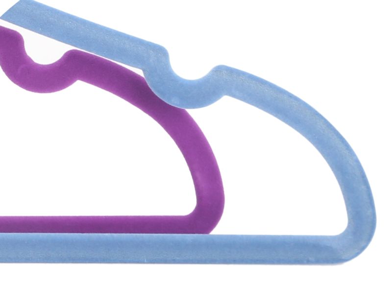 Cute Flocking Plastic Hanger for Kids