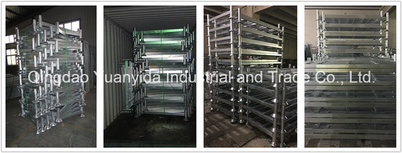 Flexible Storage Hot Galvanized Mobile Steel Rack Pallets