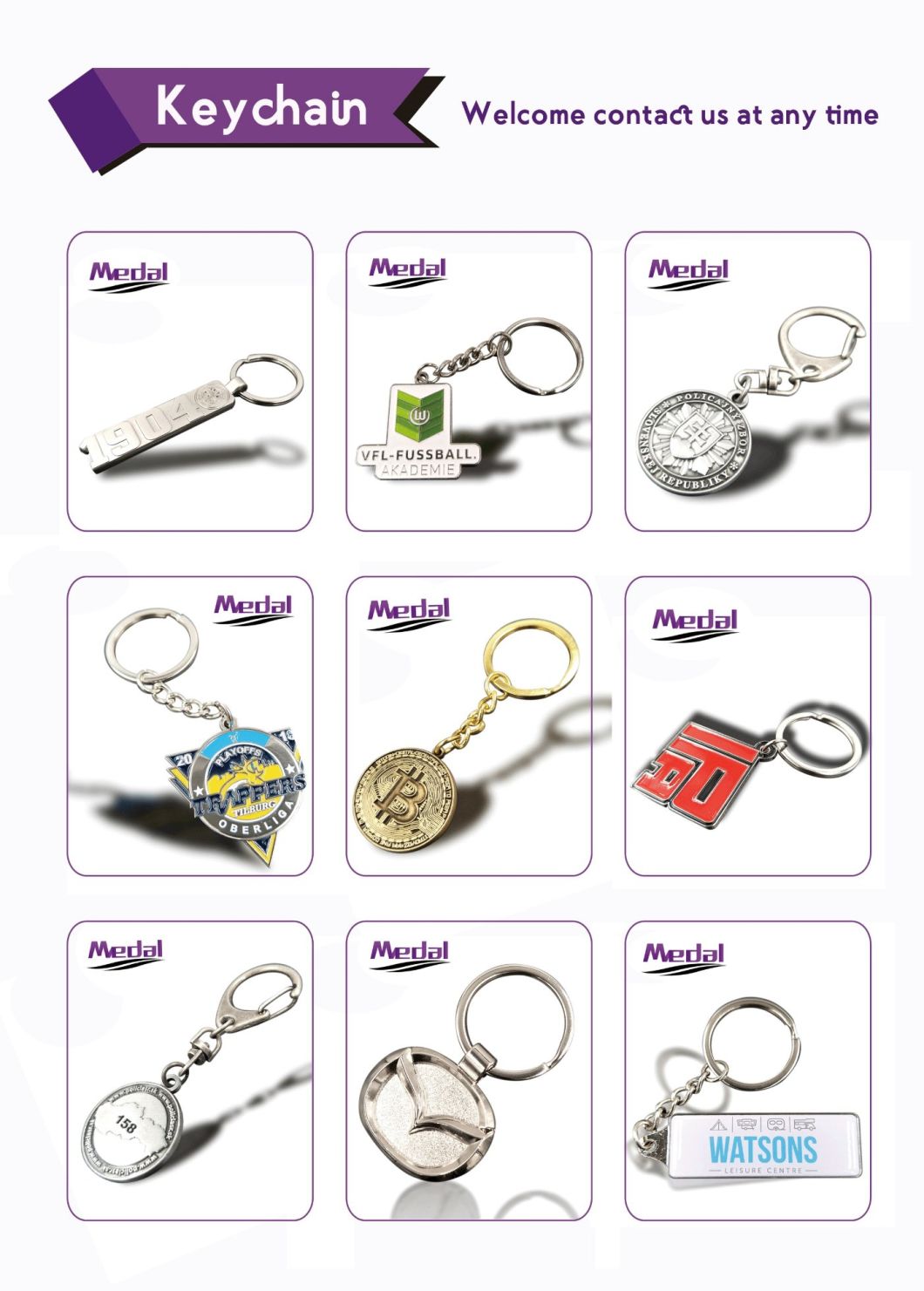 Musical Event Show Die Casting Metal Keychain