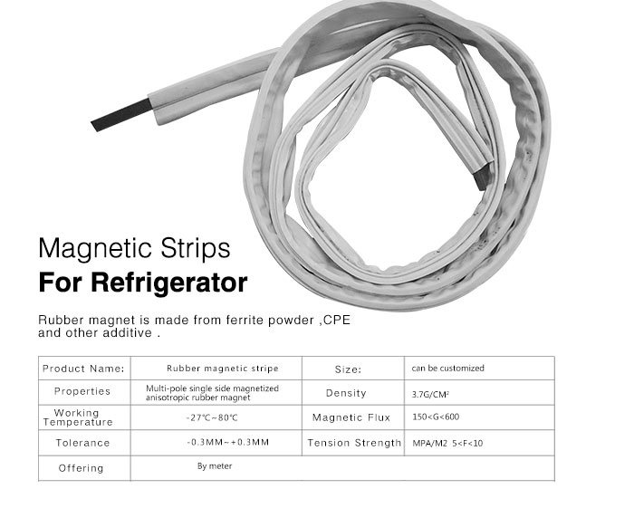 Professional Manufacturing Adhesive Permanent Magnet Strip, Rubber Magnet