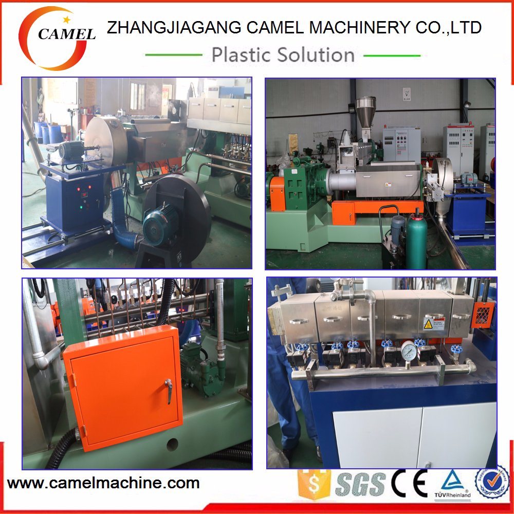 PVC Cable Parallel Twin Screw Extruderpelletizing Machine Plastic Granulator Production Line
