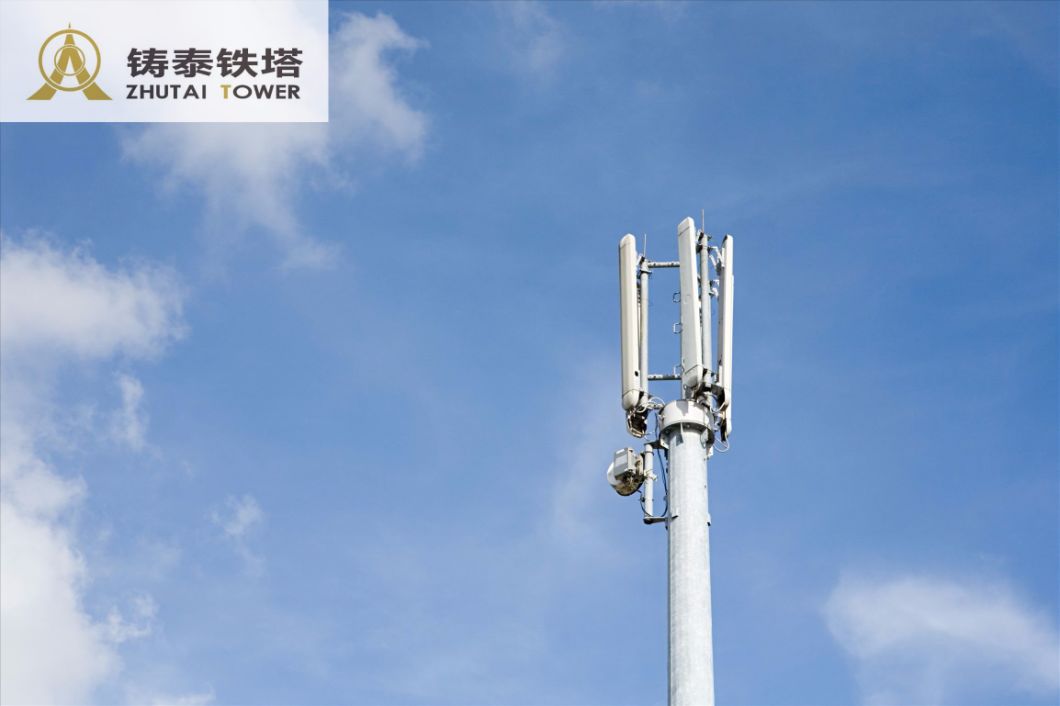 GSM Antenna Telecommunication / Communication Monopole Tower