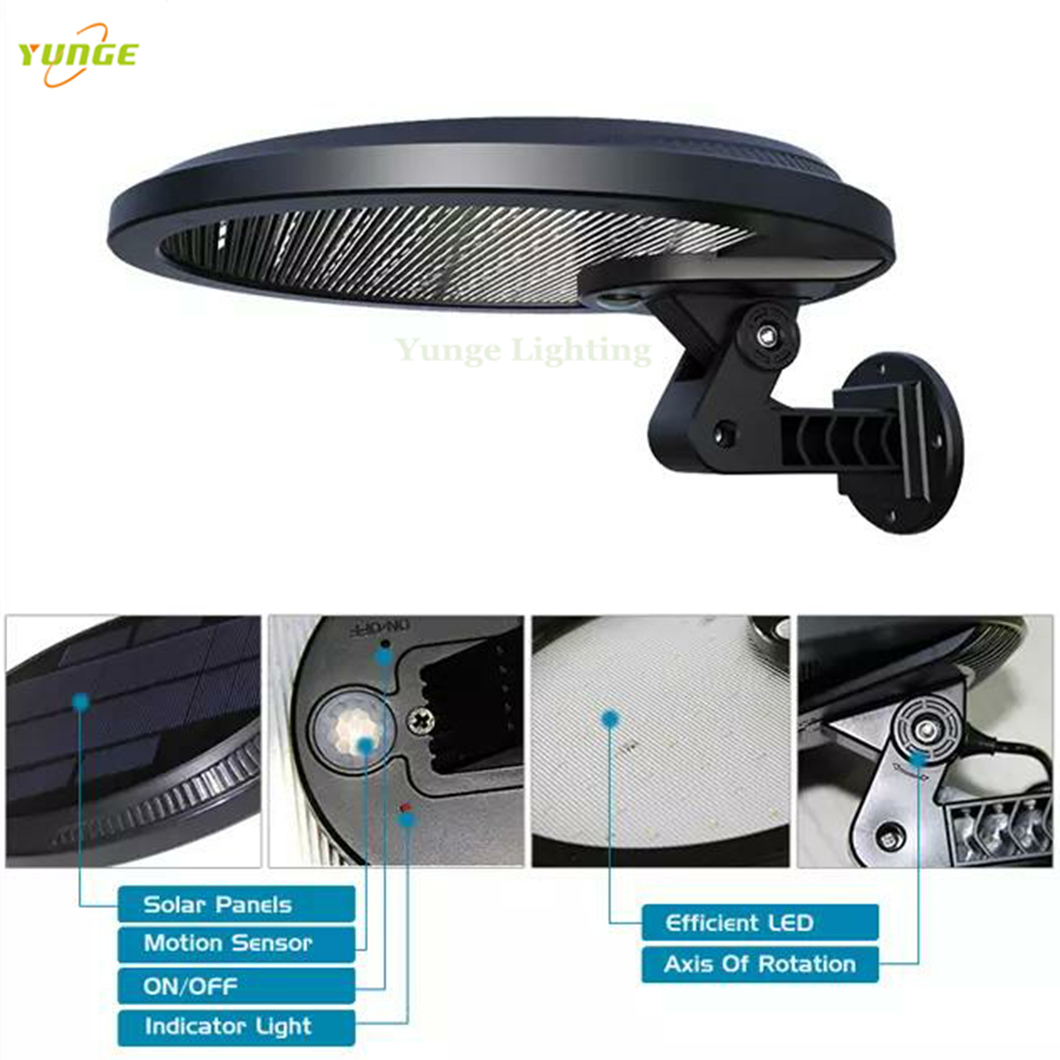 3W Solar Panel 5W LED 500lumens 80 Degree Rotatable Solar Wall Light, Solar Security Light, Solar Motion Sensor Light