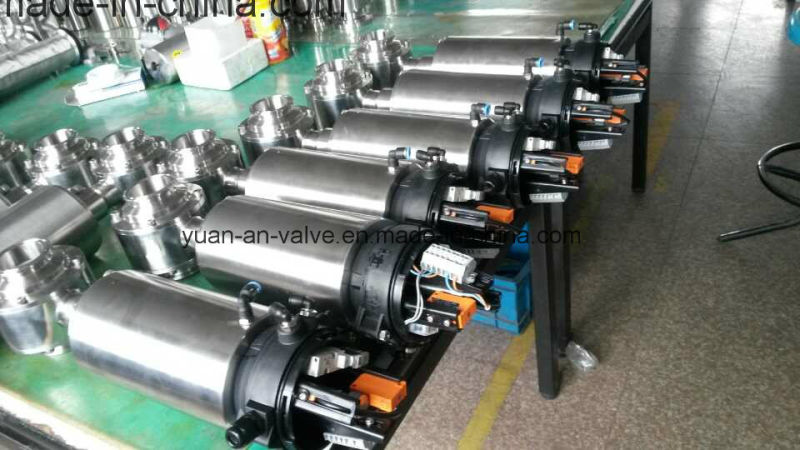 Yuanan Sanitary Pneumatic Forged Stainless Steel Ball Valve (YAQ)