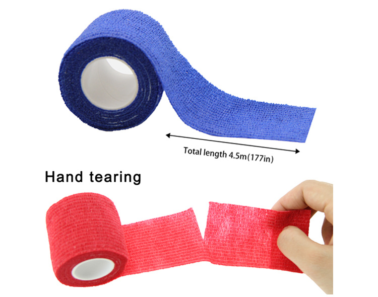 Vet Wrap Waterproof Medical Non-Woven Elastic Cohesive Bandage, 15cm*4.5m