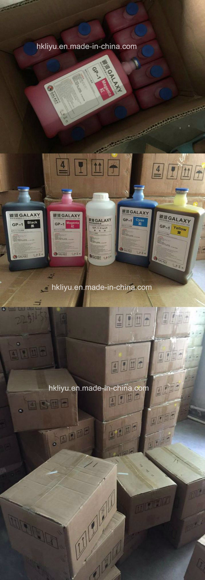 Wholesale/Factory Price Phaeton/Galaxy Gp-1 Eco Solvent Ink for Galaxy Phaeton Roland Printer with No Smell Gp-1 Ink for Epson Dx5