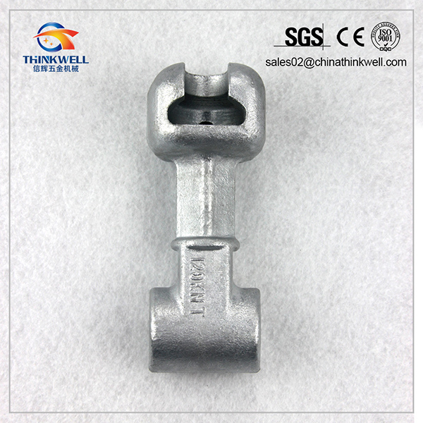 Forged Steel Pole Line Fitting Y Type Ball Clevis