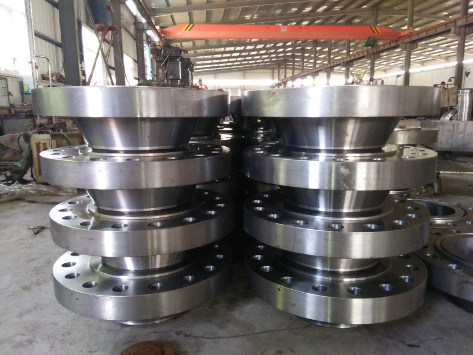 CNC Precision Machining Non-Standard Threaded Pipe Connecting End Flange