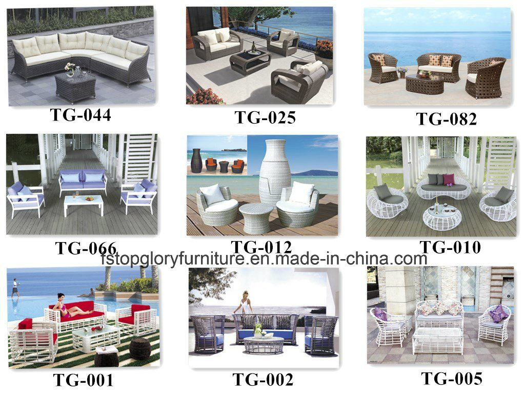 Wicker Furniture Lounge Patio Sun Lounge for Outdoor Garden