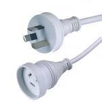 Australia Three Pins Extension Cord with SAA Certification