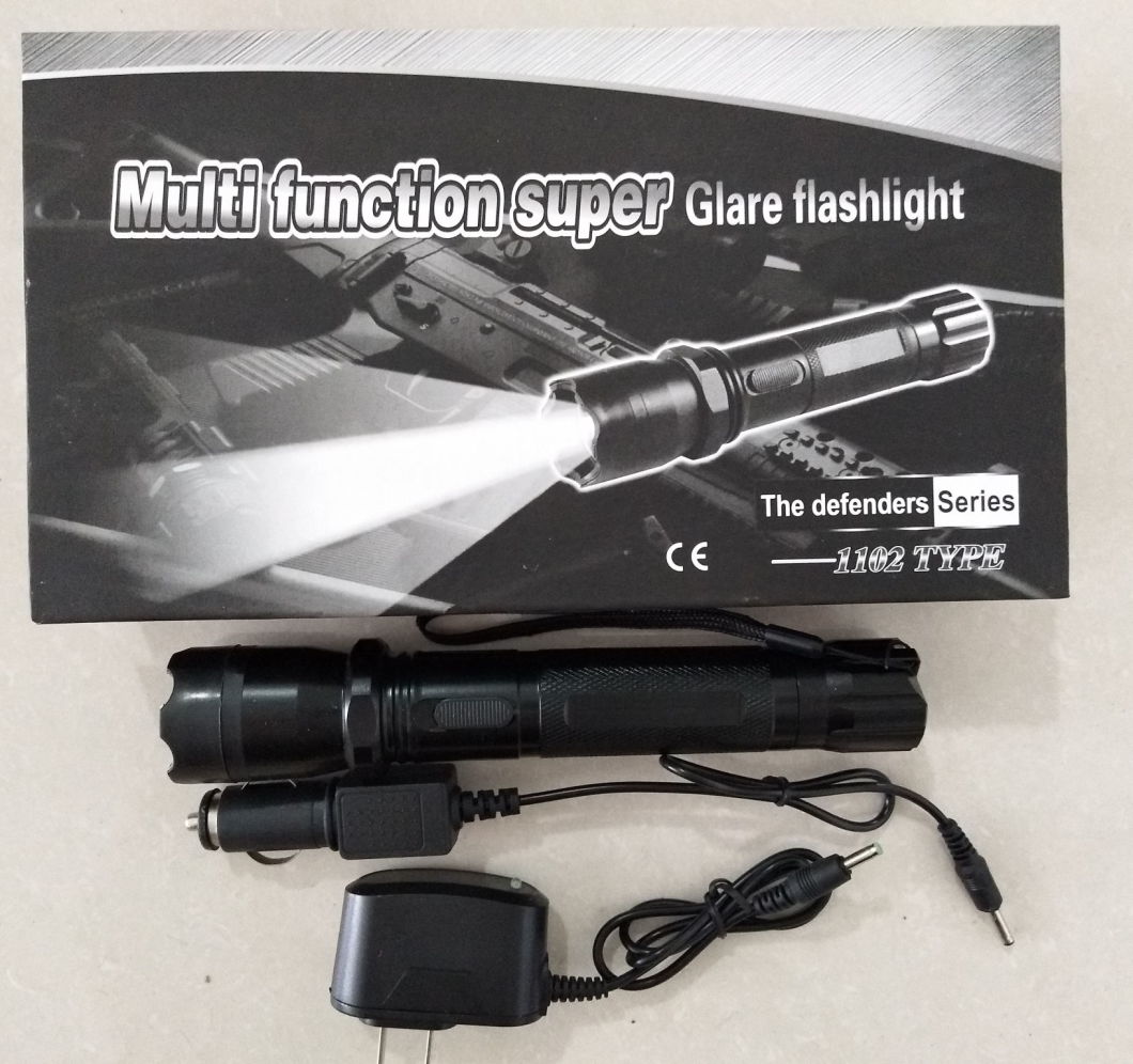 Military Tactical Flashlight Stun Gun (SD-1102)