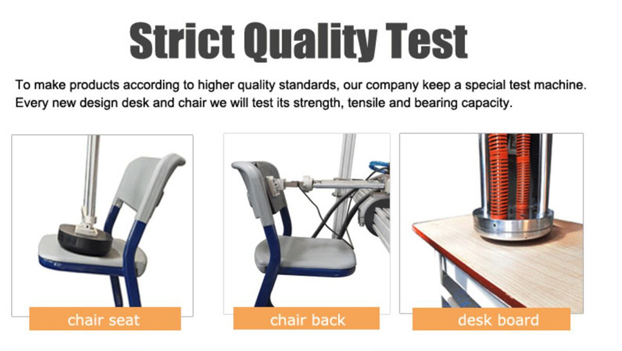 Comfortable School Furniture Students Training Chair with Tablet Arm for Study
