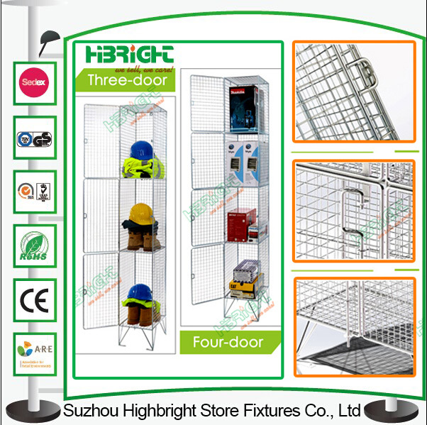 Wire Mesh Cabinet Locker for Industrial Usage