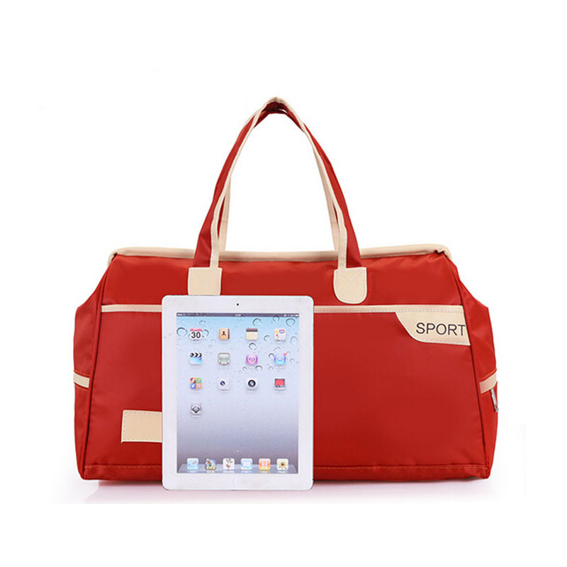 Red Casual Travel Leisure Duffle Sports Luggage Bag