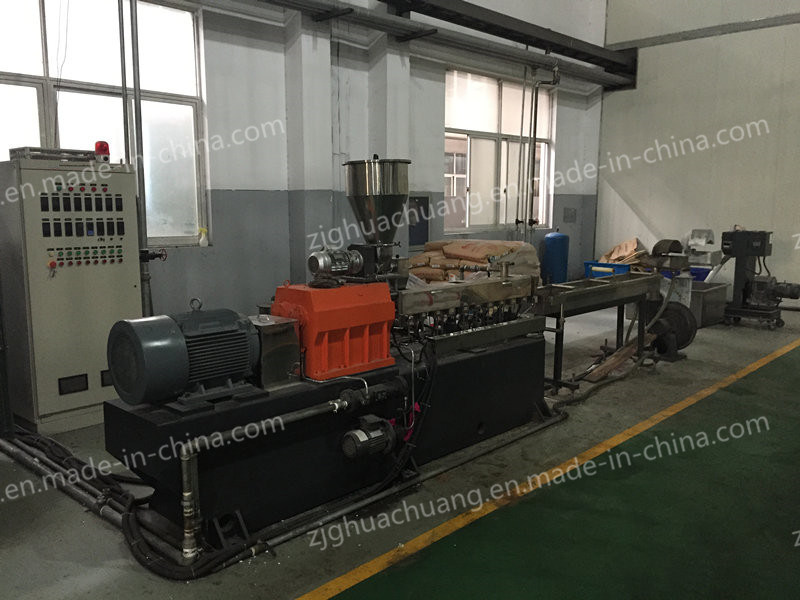 PA Flakes Granulator Parallel Twin Screw Extruder Machine