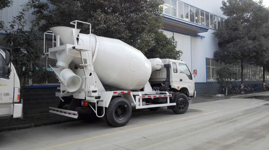 China Foton 4X2 Small 4m35m3 Concrete Cement Mixer Truck