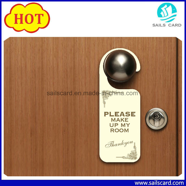 Customized Do Not Disturb PVC Card Hotel Door Hanger