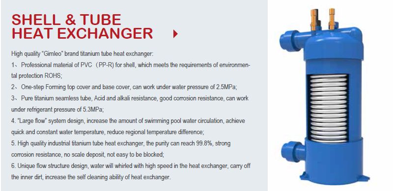 Swimming Pool Heat Pump 24kw Heating Capacity