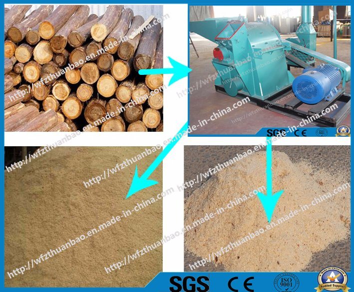 China Professional Factory Provide Energy-Saving Durable Wood Grinder/Wood Crusher/Wood Shredder