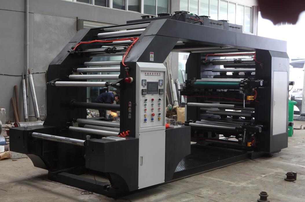 Ytb-4800 4colours 800mm Width Nonwoven Vest Bag Flexo Printing Equipment