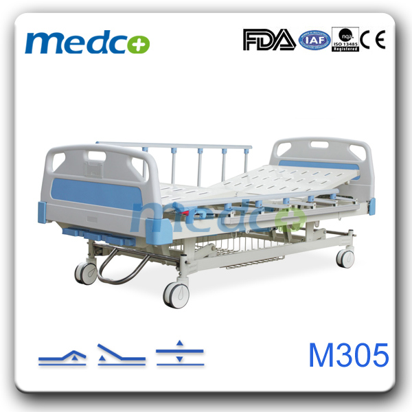 Three Functions Manual Nursing Hospital Bed