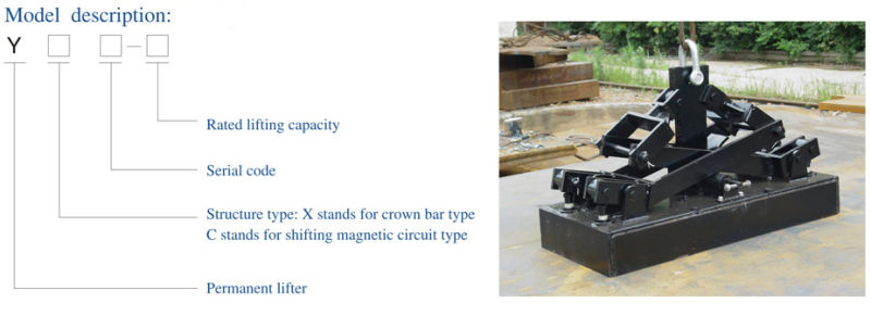 Yx3-2 Permanent Lifting Magnet for Steel Plate