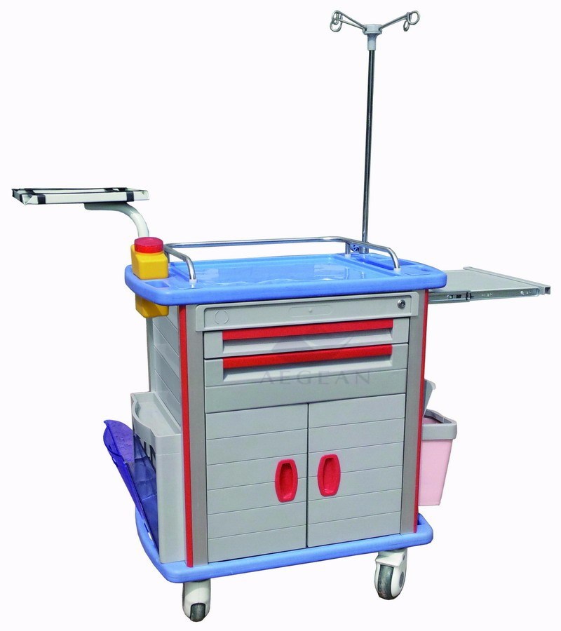 AG-Et011A1 ISO Ce Qualified Hospital Instrument Emergency Medical Trolleys