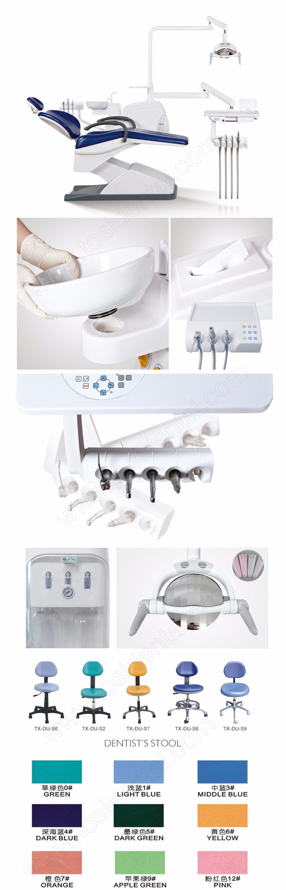 Dental Unit Chair with Ce & ISO/Dental Equipment