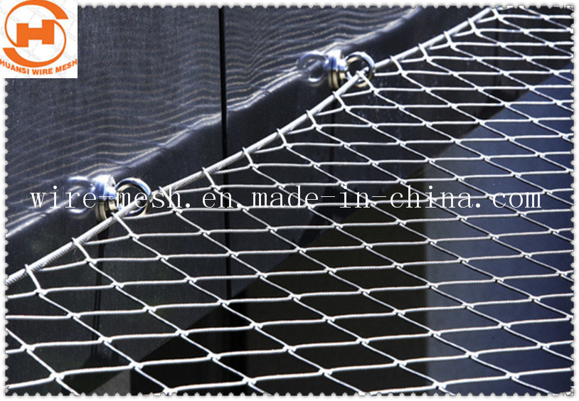 Flexible Wire Rope Woven Mesh for Zoo Animal Cage