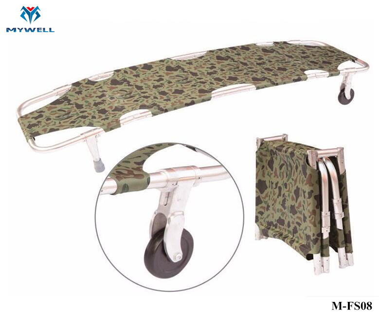 M-Fs08 Portable Medical Flexible Hospital Folding Military Stretcher