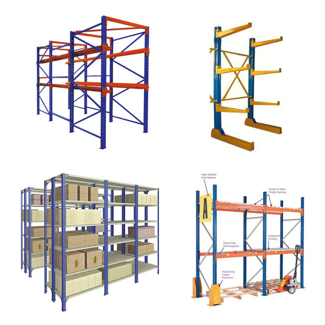 Heavy Duty Warehouse System Metal Selective Pallet Racking