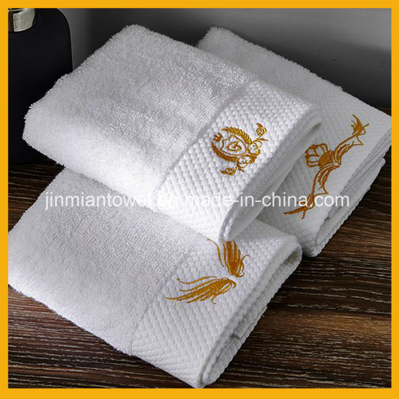 Hot Sale China Factory 100% Cotton Plain Dobby Hotel Bath Towel