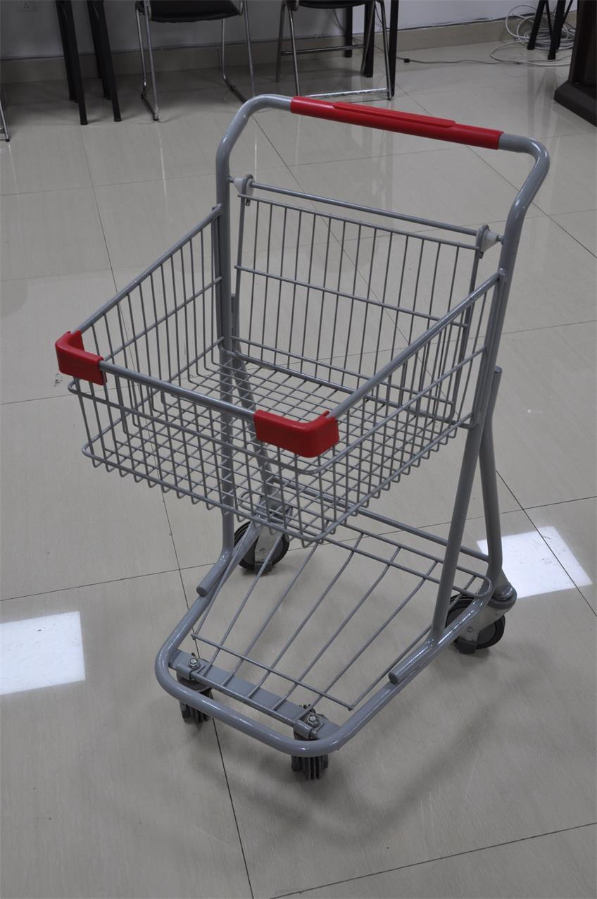 Convenience Stainless Steel Store Shopping Cart/Shopping Trolley