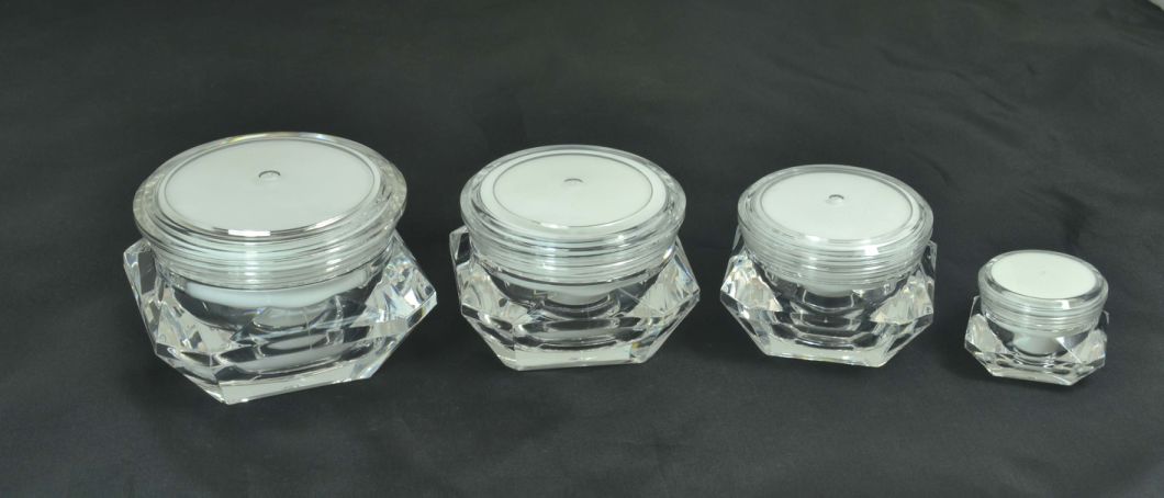 5g Diamond Acrylic Cosmetic Small Cream Jar