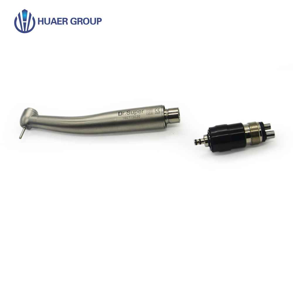 Titanium High Speed Dental Handpiece with 4 Hole Quick Coupling