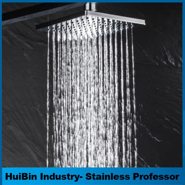 Full-Plated 6-Inch Square Small Shower Head Top Spray