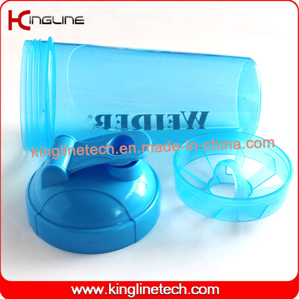 High quality 700ml BPA free plastic protein shaker bottle Manufacturer(KL-7033)