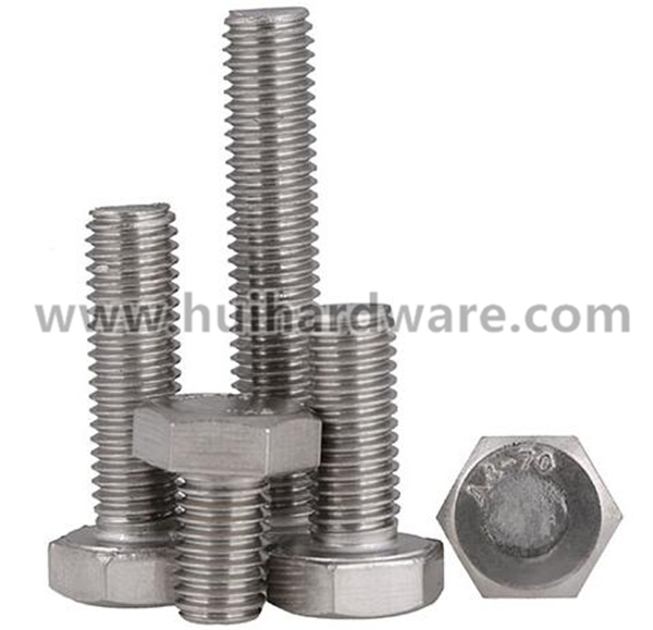 Stainless Steel A4-70/SUS316 Hex Bolt M6*10mm-150mm