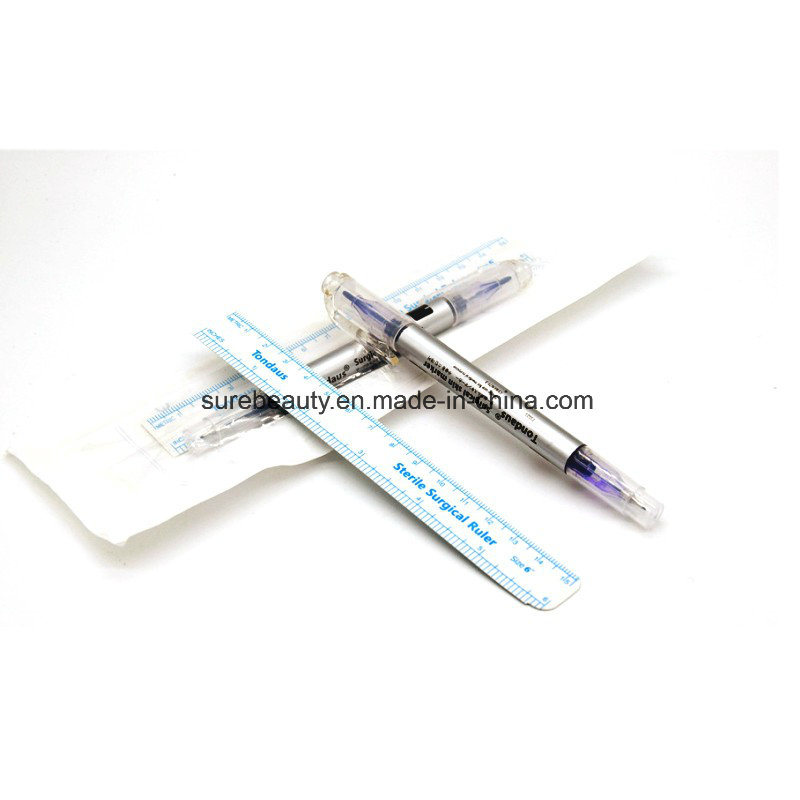 Eyebrow Microblading Marker Pen, Surgical Skin Marker Pen Scribe Tool for Tattoo Piercing Permanent Makeup