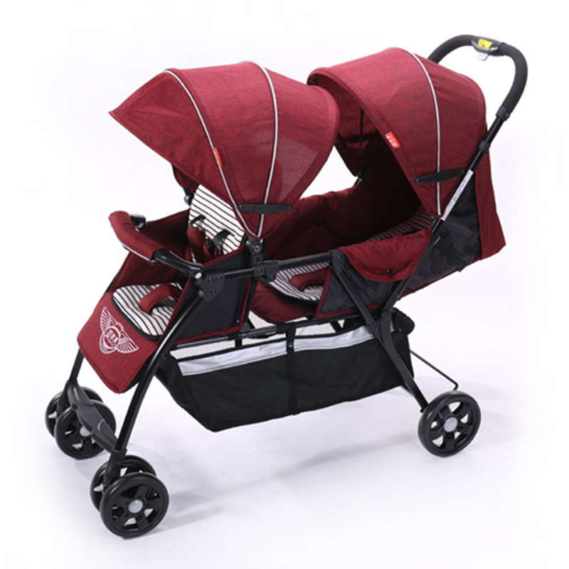 2018 Hot Sale Baby Product, En 1888 Good Quality China OEM for Twin Baby Stroller with Stainless Steel Frame