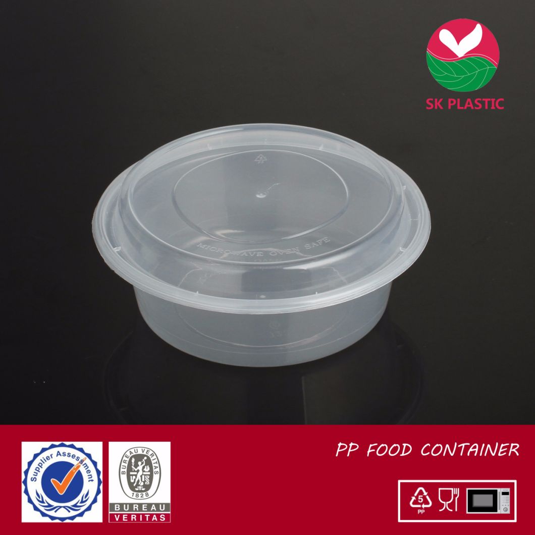 BPA Free Brc Pass High Quality Takeaway Microwave Divided Food Freezer Storage Plastic Kitchen Containers