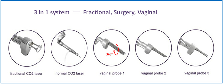 Scar Removal and Skin Rejuvenation Fractional CO2 Laser Equipment