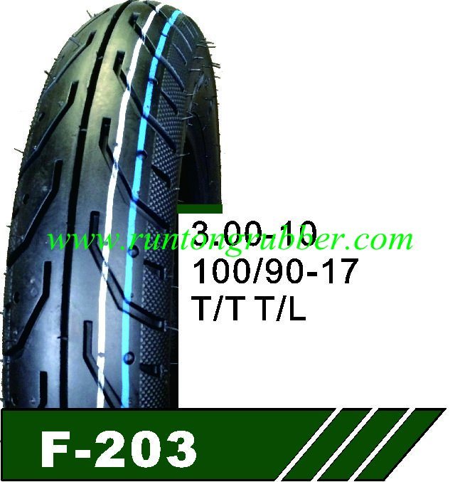 100/90-17 Motorcycle Tyre with Inner Tube